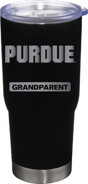 22 oz Matte Black Stainless Steel Tumbler Grandparent