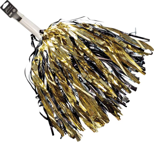 Purdue University Short Stick Shimmer Pom