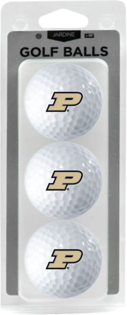 Purdue University 3 Pack Golf Balls