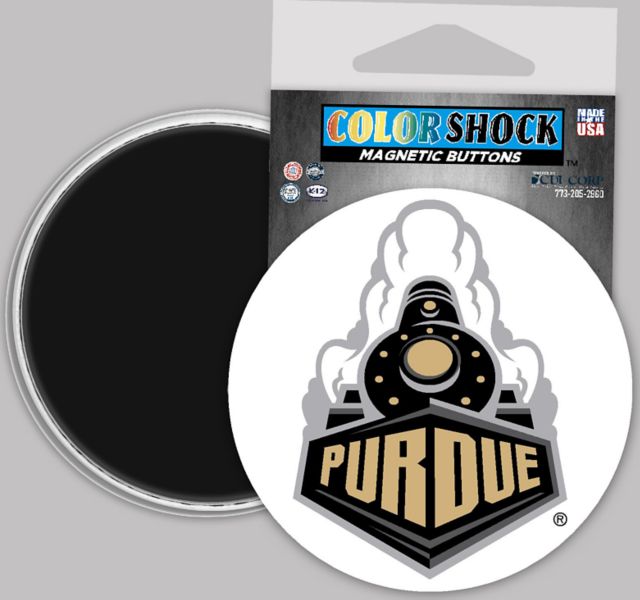 Purdue University Boilermakers 3" Button Magnet