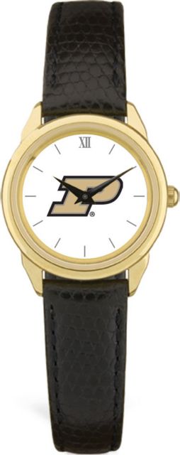 CSI Women's Black Leather Watch(Gift Boxed) With Colored Medallion - ONLINE ONLY