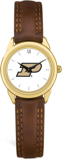 CSI Withomens Browithn Leather Withatch With Colored Medallion - ONLINE ONLY