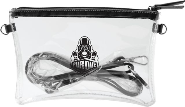 Purdue University Boilermakers Clear Crossbody Bag
