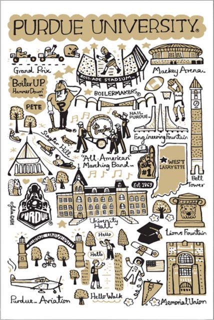 Purdue University 12x18 Poster