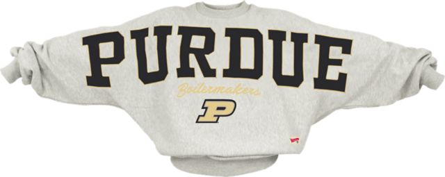 Purdue University Women's Oversized Crewneck Sweatshirt