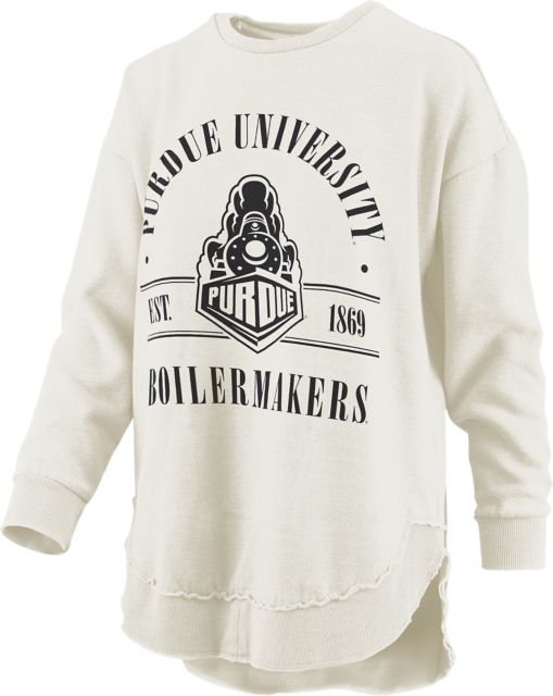 Purdue University Women's Oversized Crewneck Sweatshirt