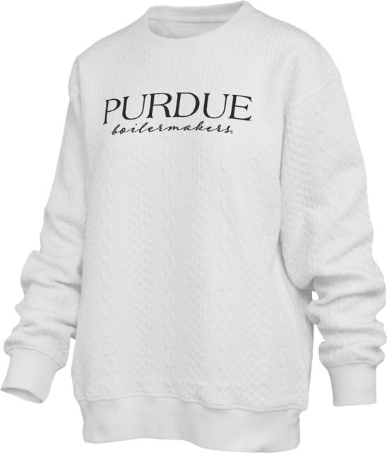 Purdue University Boilermakers Women's Oversized Crewneck Sweatshirt