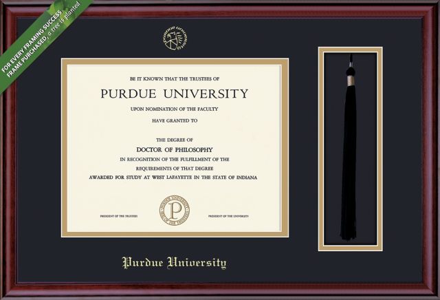 Purdue University 8.5'' x 11'' Classic Diploma Frame