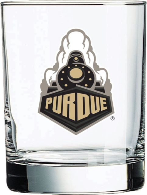 Purdue University Boilermakers Double Old Fashioned 14 oz. Glass