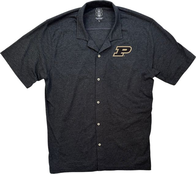 Purdue University Youth Button Down Short Sleeve Shirt