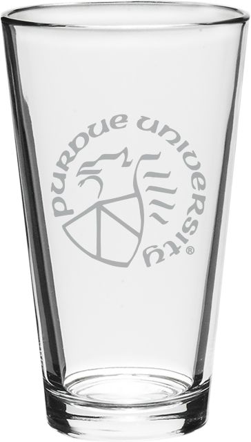 Purdue University 16 oz. Mixing Glass
