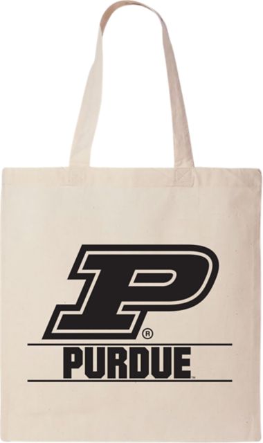 Purdue University 15 x 16 Canvas Tote Bag