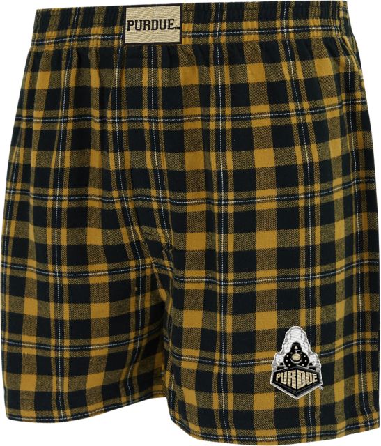 Purdue University Boilermakers Flannel Boxers