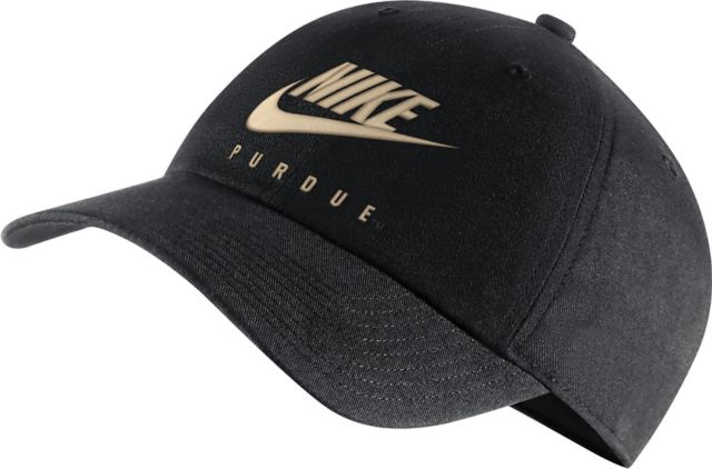 Nike Purdue Boilermakers H86 Swoosh Cap Black