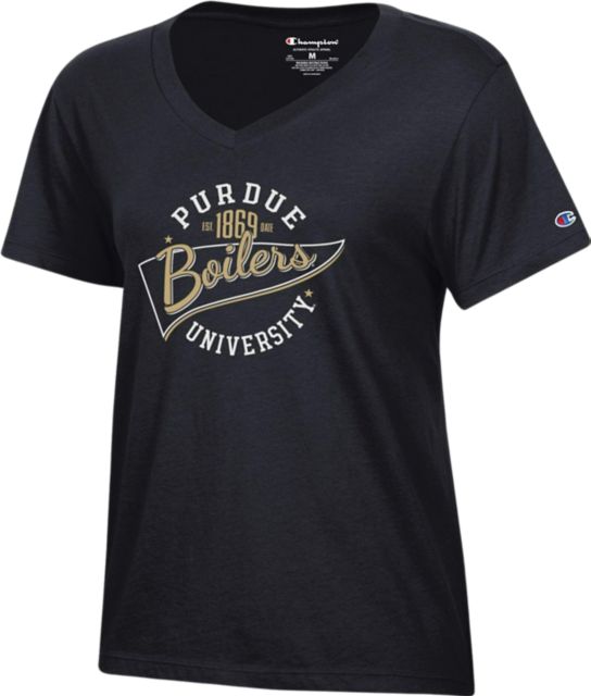 Purdue University Women's V-Neck Short Sleeve T-Shirt
