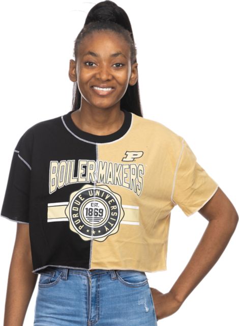 Purdue University Women's Crop Short Sleeve T-Shirt