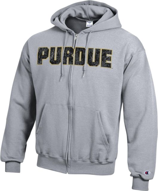 Purdue University Full Zip Hooded Sweatshirt