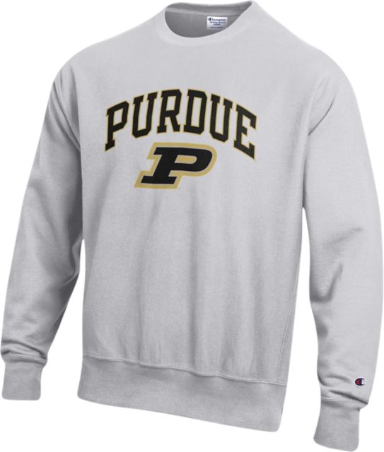 Purdue University Reverse Weave Crewneck Sweatshirt