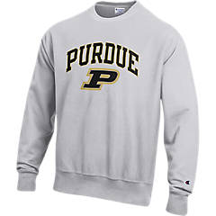 Purdue University Reverse Weave Crewneck Sweatshirt