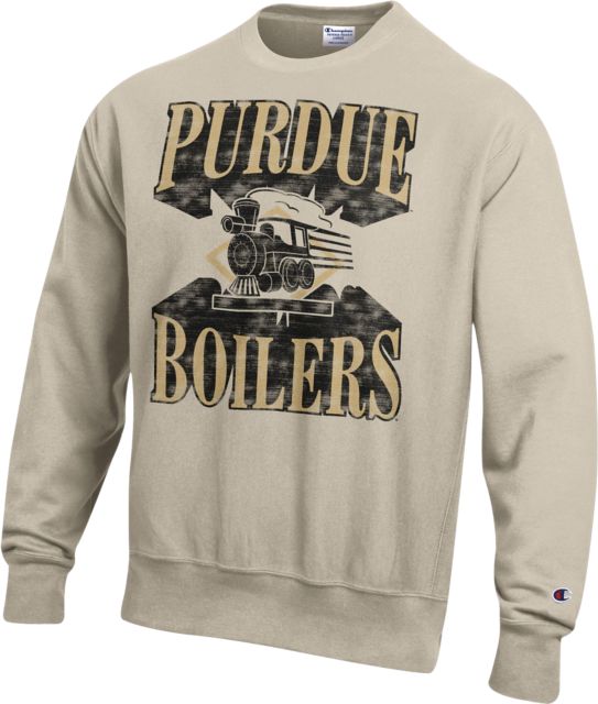Purdue University Champion Reverse Weave Crewneck Sweatshirt