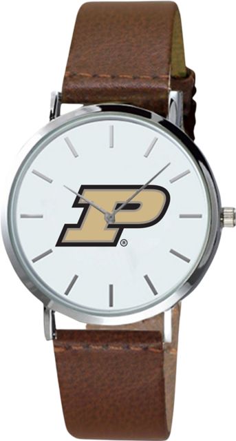 Purdue University 40mm Men's Leather Watch