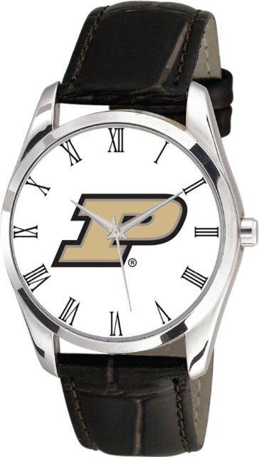 Purdue University 26mm Ladies Leather Watch