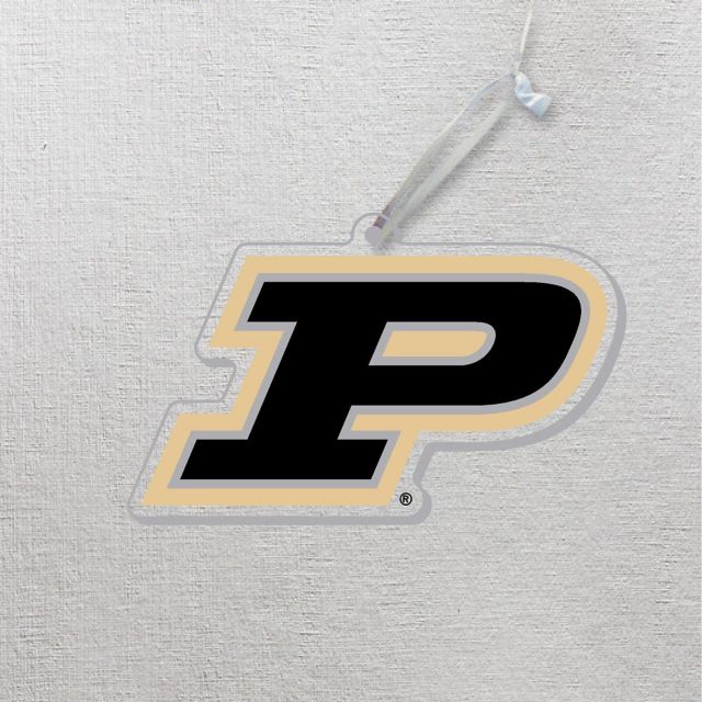 Purdue University 3'' x 4'' Etched Plexiglass Ornament