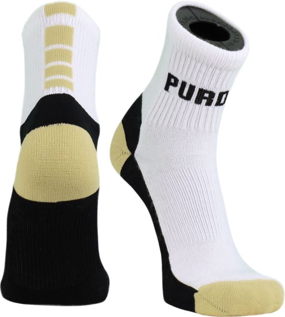 Purdue University Quarter Cut Socks