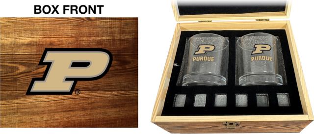 Purdue University Rock Glass Box Set