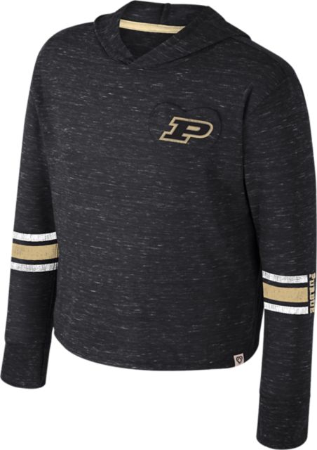 Purdue University Youth Girl's Hooded Long Sleeve T-Shirt