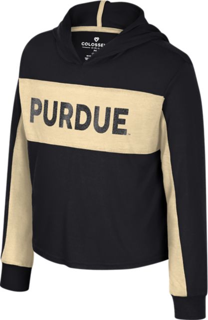Purdue University Youth Girls Long Sleeve Hood