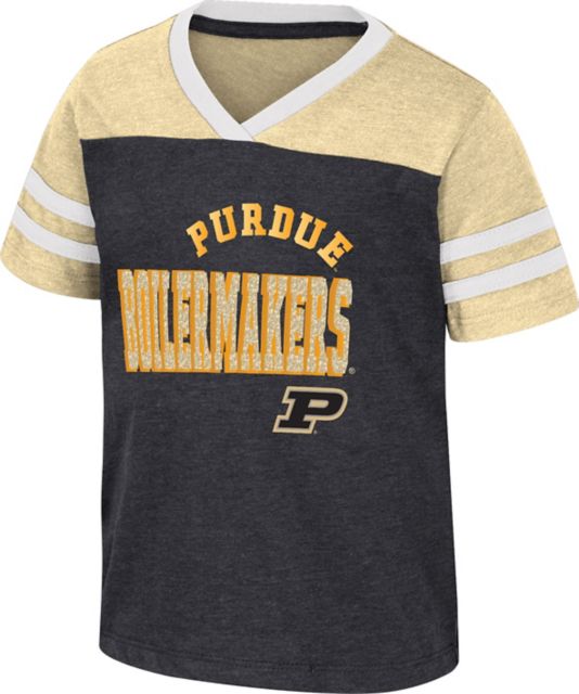 Purdue University Toddler Girl's V-Neck Short Sleeve T-Shirt