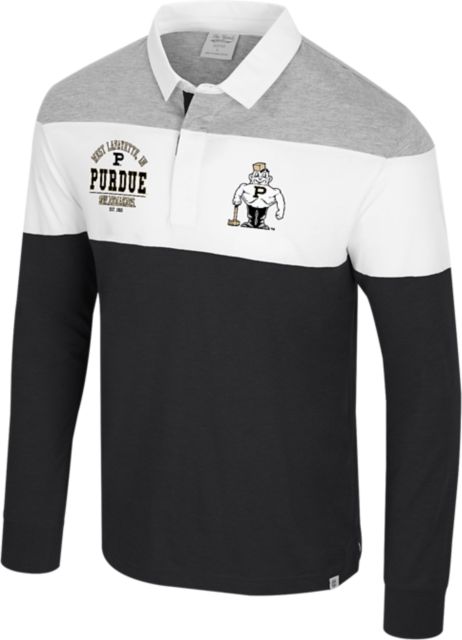 Purdue University Boilermakers Ground Floor Long Sleeve Rugby Polo