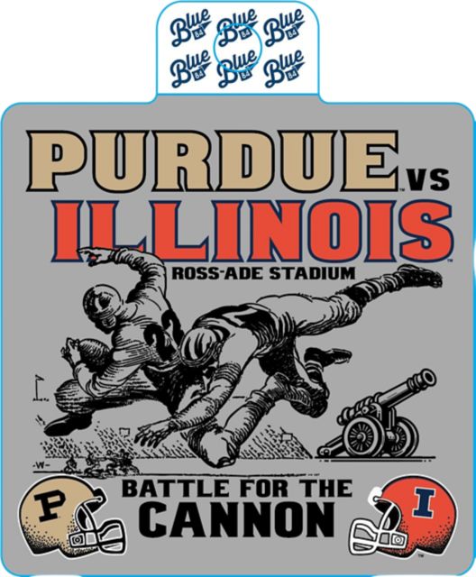 Purdue University Purdue vs. Illinois Football Sticker