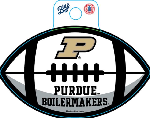Purdue University Fullsize Football Sticker