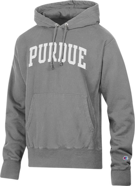 Purdue University Reverse Weave Hooded Sweatshirt: Purdue