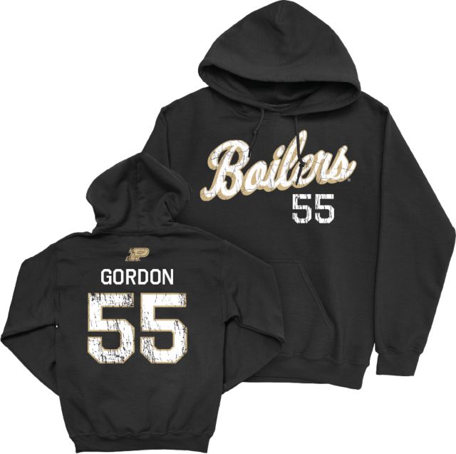 Purdue University Men's Basketball Player Hooded Sweatshirt - ONLINE ONLY