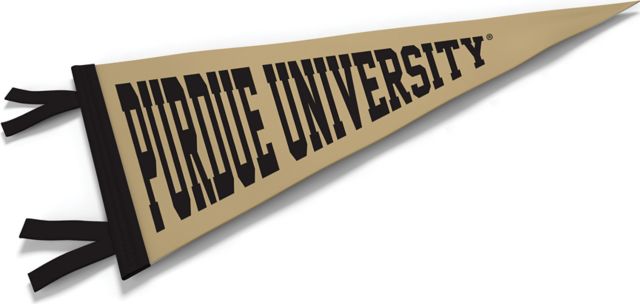 Purdue University 12" x 13" Pennant