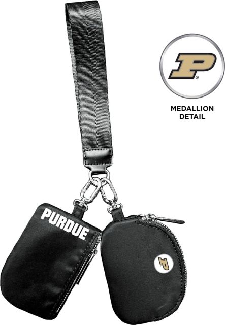 Purdue University Oversized Key Strap Coin Purse