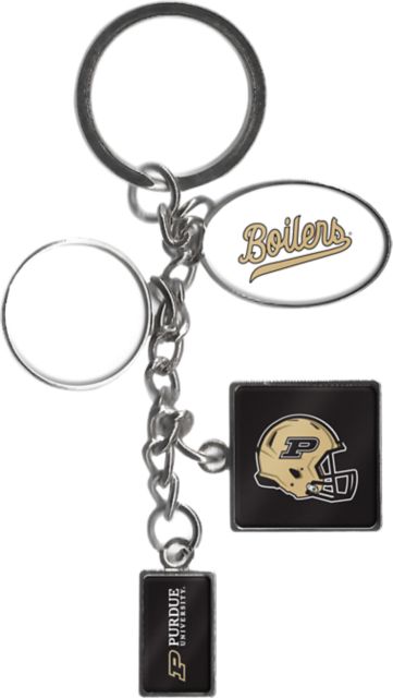 Purdue University Dangle Keychain