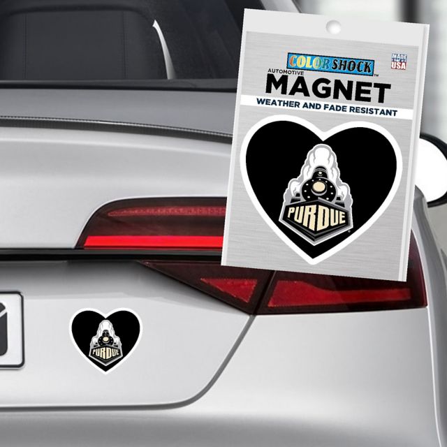 Purdue University Boilermakers Love 4" x 4" Magnet