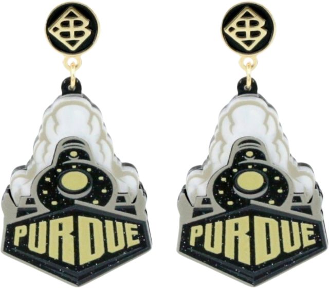 Purdue University Boilermaker Earrings