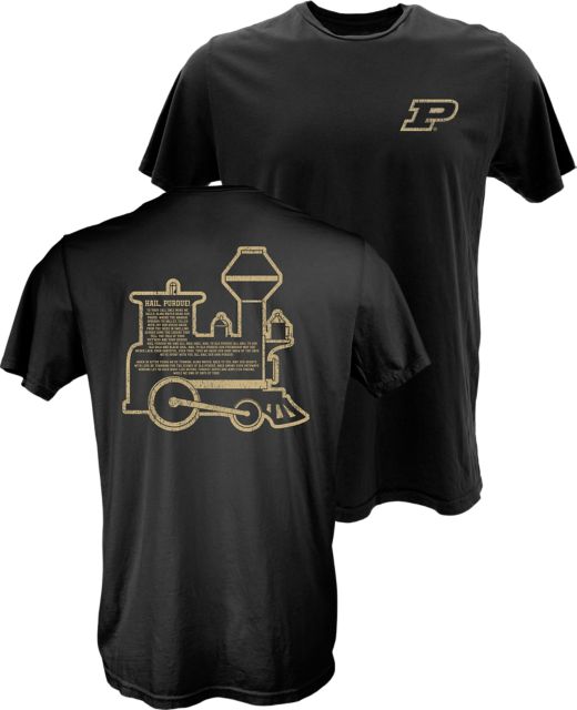 Purdue Boilermakers  Senior Day Train Short Sleeve T-Shirt