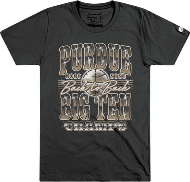 Purdue University 2024 Basketball Champs Short Sleeve T-Shirt