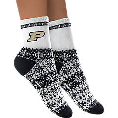 Purdue University Women's Holiday Socks