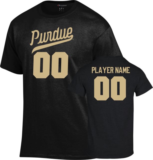 Purdue Boilermakers Women's Basketball Player Name T-Shirt