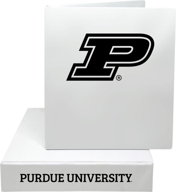 Purdue University 2'' Vinyl Binder