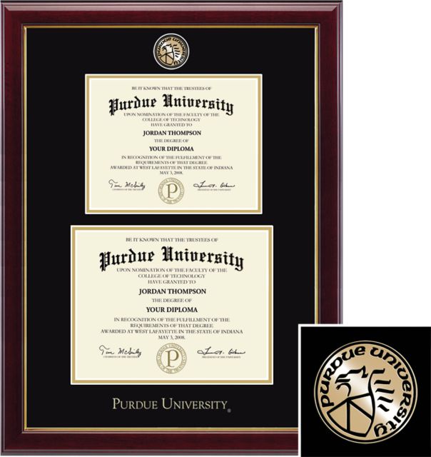 Purdue University 8.5" x 11" Diploma Frame