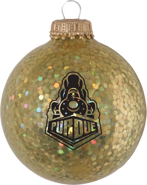 Purdue University Boilermakers Sparkle Ball Ornament