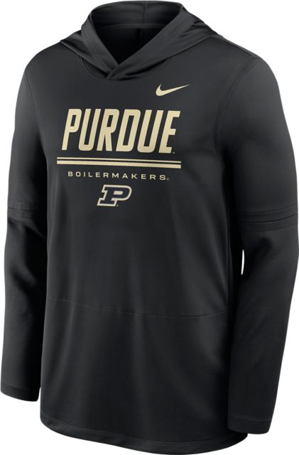 Purdue University Dri-Fit Lightweight Hooded Sweatshirt